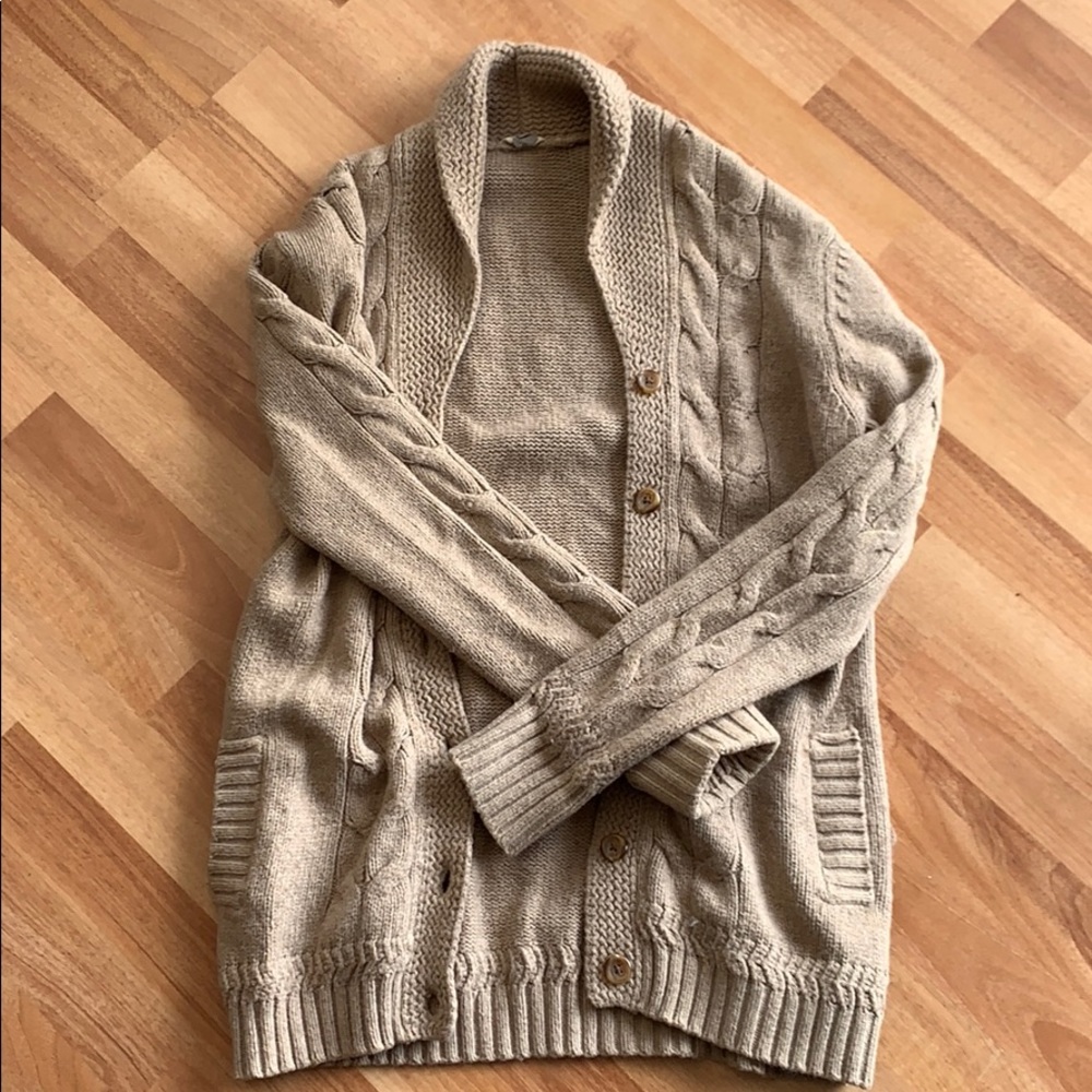 Fossil open button cardigan